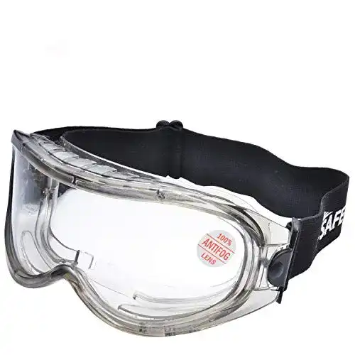 Arbeitsschutzbrille SafeYear mit UV-Schutz und Lüftung für Brillenträger