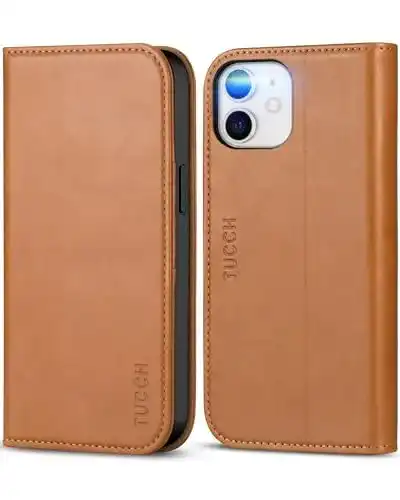 Tucch Hülle für iPhone 12 und 12 Pro Schutzhülle mit Kartenfächern