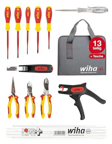 Elektriker Werkzeugkoffer Wiha 13-teiliges Set für Elektriker