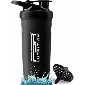 Edelstahl Protein Shaker von FSA Nutrition für Fitness und Sport