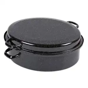 Gänsebräter Kochstar, schwarz, 38 cm, für alle Herdarten geeignet
