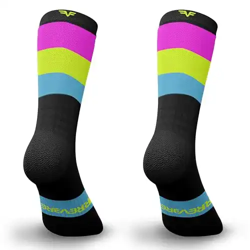 Fahrradsocken LCTT Lange Sportsocken für Rennrad und MTB