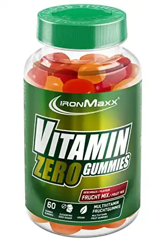 Vitamin Zero Gummies von IronMaxx, 60 Stück
