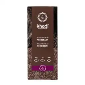 Braune Haarfarbe Khadi Aschbraun – Pflanzenhaarfarbe für natürliche Farbveränderung