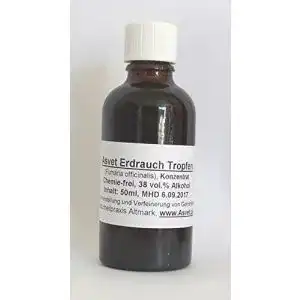 Erdrauch Asvet 50ml Tropfen – Chemiefreier Auszug zur Zubereitung