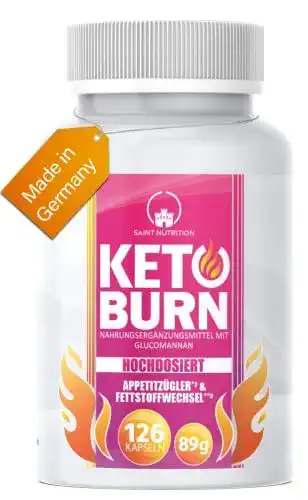 Appetitzügler KETO BURN Kapseln zur Unterstützung beim Abnehmen