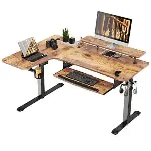 Eckschreibtisch Höhenverstellbar von Eureka Ergonomic