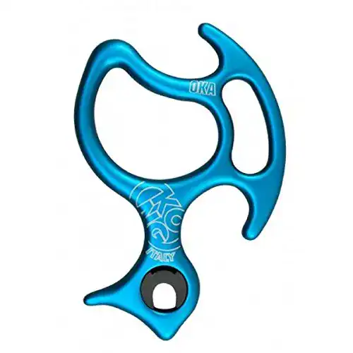 Abseilachter Kong Oka Descender in Blau