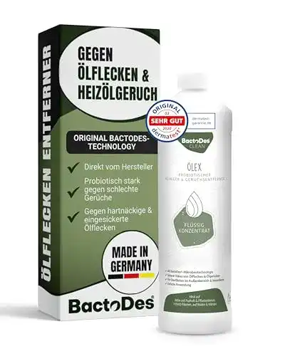 Ölfleckentferner BactoDes Ölex 1 Liter – Biologisches Konzentrat zur Fleckentfernung