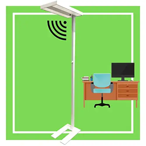 Tageslicht Stehlampe mit dimmbarer LED Beleuchtung von famlights