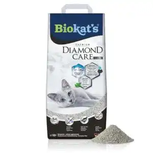 Katzenstreu Biokat’s Diamond Care Classic ohne Duft, 10 L