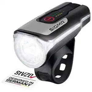 Fahrradlampe Sigma Sport Aura 80 – LED Frontlicht mit Batterie