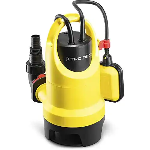 Trotec Tauchpumpe TWP 4036 E für Schmutzwasser mit 7500 l/h Fördermenge