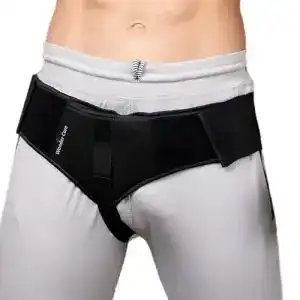 Leistenbruch Gürtel Wonder Care Schwarz für inguinale Hernien