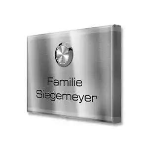 Funkklingel Edelstahl
