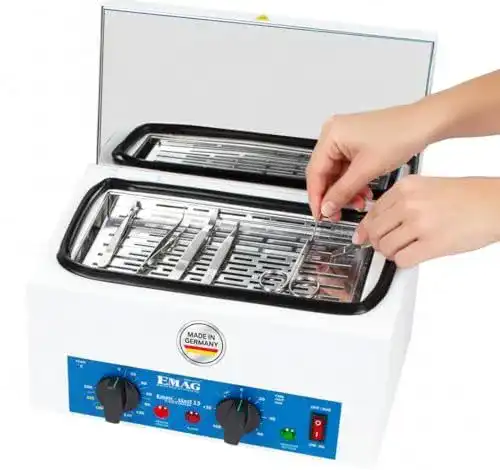 Autoklav Emag Steri 15 Heißluftsterilisator für Kosmetik und Friseure