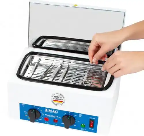 Autoklav Emag Steri 15 Heißluftsterilisator für Kosmetik und Friseure