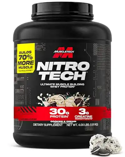 Whey-Protein MuscleTech Proteinpulver Nitro-Tech Protein Isolate