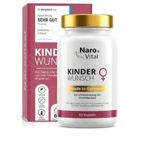 Narovital Kinderwunsch Folsäure 800 µg – Hochdosierte Kapseln für Frauen