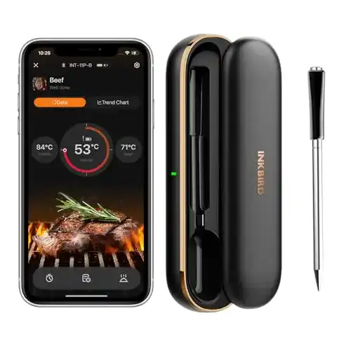 Kabelloses Inkbird Grillthermometer mit App-Steuerung und Bluetooth