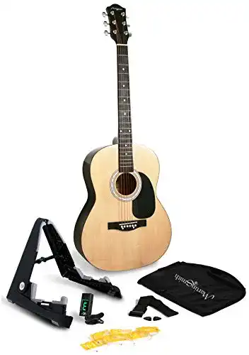 Martin Smith Akustikgitarren-Set mit Zubehör für Einsteiger
