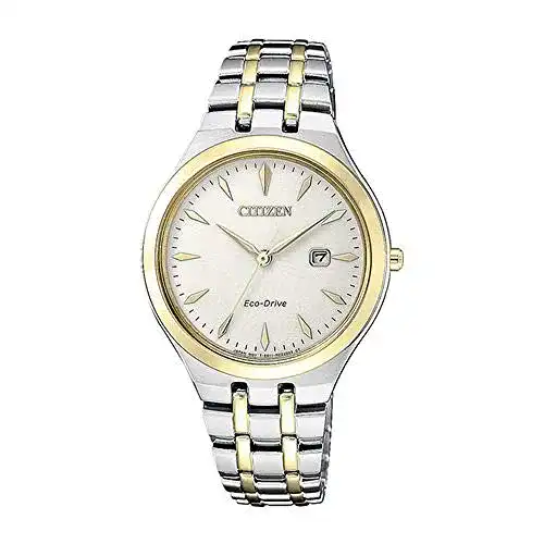 Eco-Drive Uhren Citizen Damen Analog Solar Uhr Edelstahl Armband