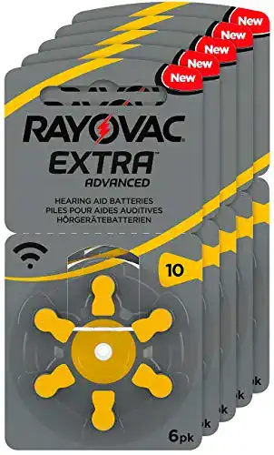 Rayovac Hörgerätebatterien 10 Extra Advanced im 5x6er Sparpack