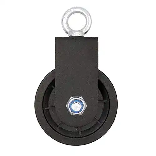 Umlenkrolle LFJ 90mm Seilrolle mit U Haltebügel für Seil- und Kabelanwendungen