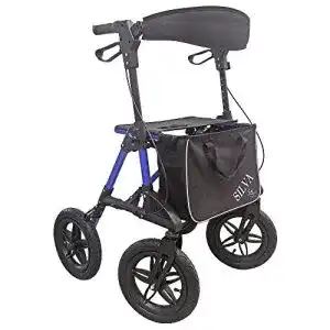 Fabacare Outdoor Rollator Silva mit Luftbereifung für bis 136 kg