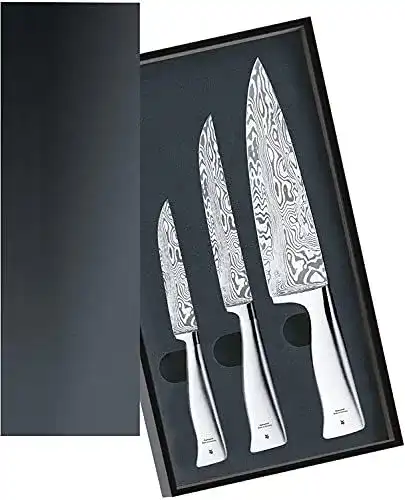 WMF Grand Gourmet Messerset 3-teilig aus Damaststahl