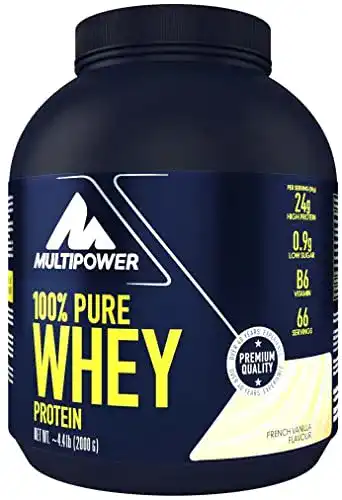 Whey Protein Multipower 100% Pure Whey Protein mit Vanillegeschmack
