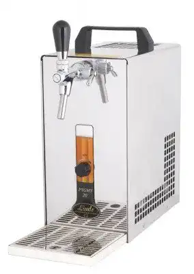 Bierzapfanlage Lindr Pygmy 25 LE, 30 Liter pro Stunde, Durchlaufkühler
