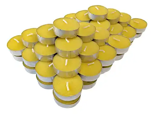 Anti-Mücken-Kerze mit Citronella Duft – 80er Pack Teelichter