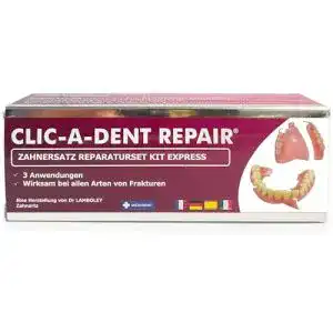 Zahnzement Clicadent für Zahnersatzreparatur