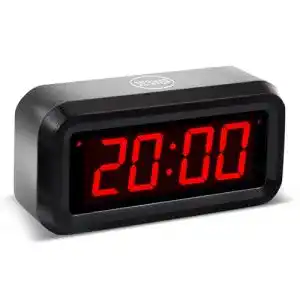 LED-Wecker Timegyro digitaler batteriebetriebener Wecker mit LED-Anzeige