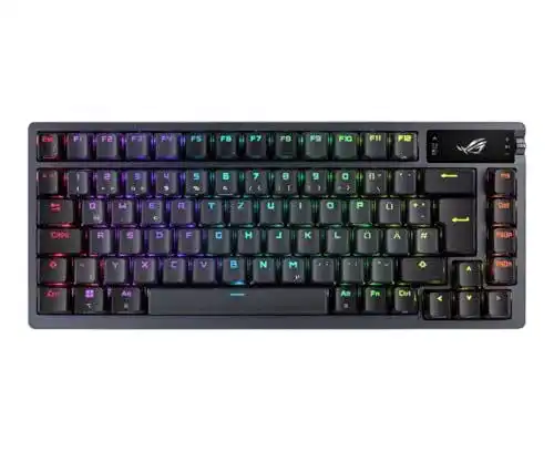 Asus ROG Azoth kabellose mechanische Gaming Tastatur mit OLED-Display