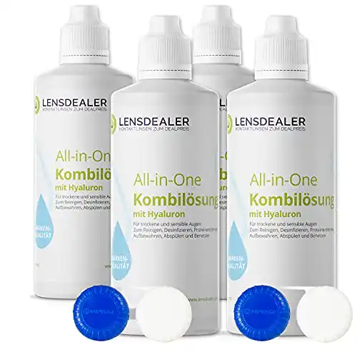 Kontaktlinsen-Pflegemittel von Lensdealer für optimale Pflege