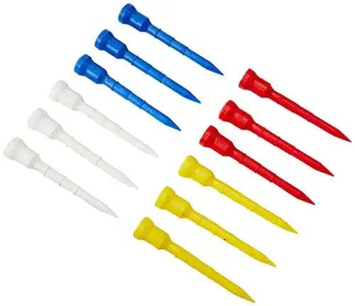 Golf Tees Longridge Lignum 82 mm 12 Stück Mehrfarbig