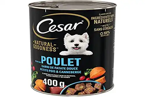 Cesar Hundefutter Natural Goodness, 6 Packungen à 400 g