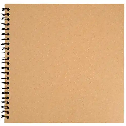 Fotoalbum Belle Vous Scrapbook mit 80 Seiten aus Kraftpapier