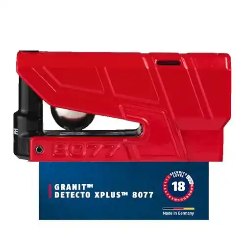Bremsscheibenschloss ABUS Granit Detecto XPlus 8077 mit Alarm