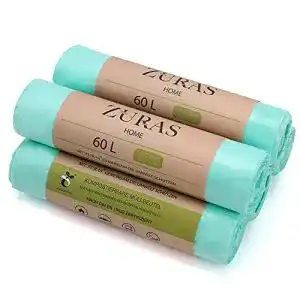 Müllbeutel Zuras 60 Liter Bio 75 Stück kompostierbar und biologisch abbaubar