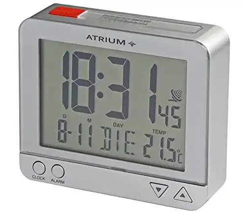 Funkwecker Atrium A760-19 mit digitaler Anzeige und Sensornachtlicht