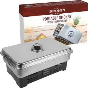 Räuchertopf Browin Edelstahl Tischräucherofen Set