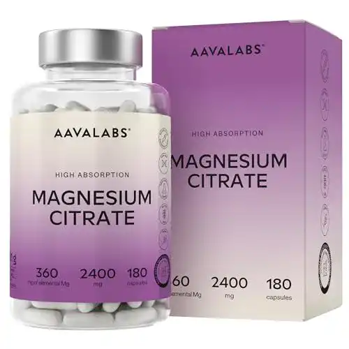 Magnesiumcitrat Aavalabs 2231 mg hochdosierte Kapseln