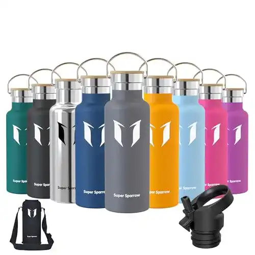 Thermo Trinkflasche Super Sparrow Edelstahl 500ml