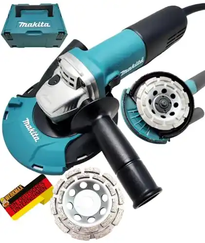 Betonfräse Werkmax Betonschleifer Power Set im MakPac