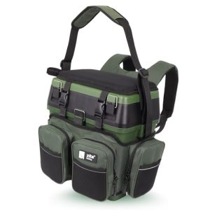 Angelrucksack mit Boxen von Zite Fishing – Multi Angelkoffer-Rucksack