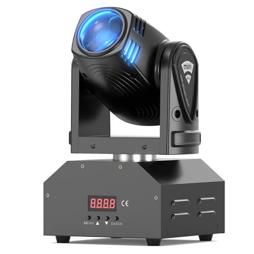 Moving Head UKing LED Beams d-mx Mini Lichteffekt