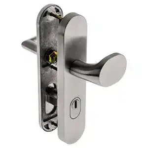 Schutzbeschlag ES1/WK2/RC2 für Wohnungstüren aus V2A Edelstahl